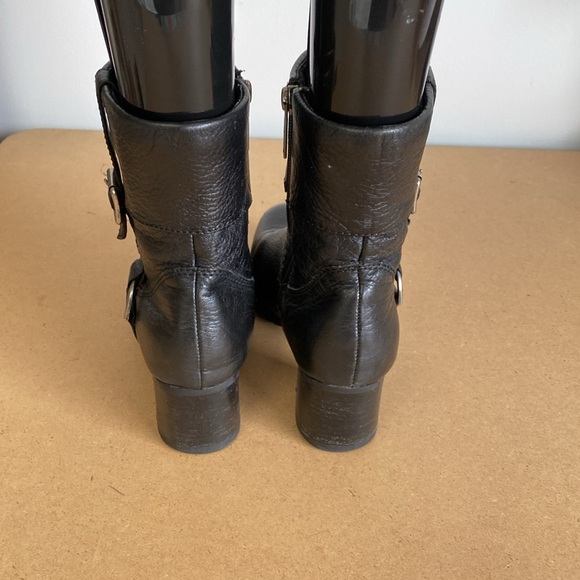Harley Davidson Boots. Size 7.5. Black with Logo Details - Picture 4 of 11